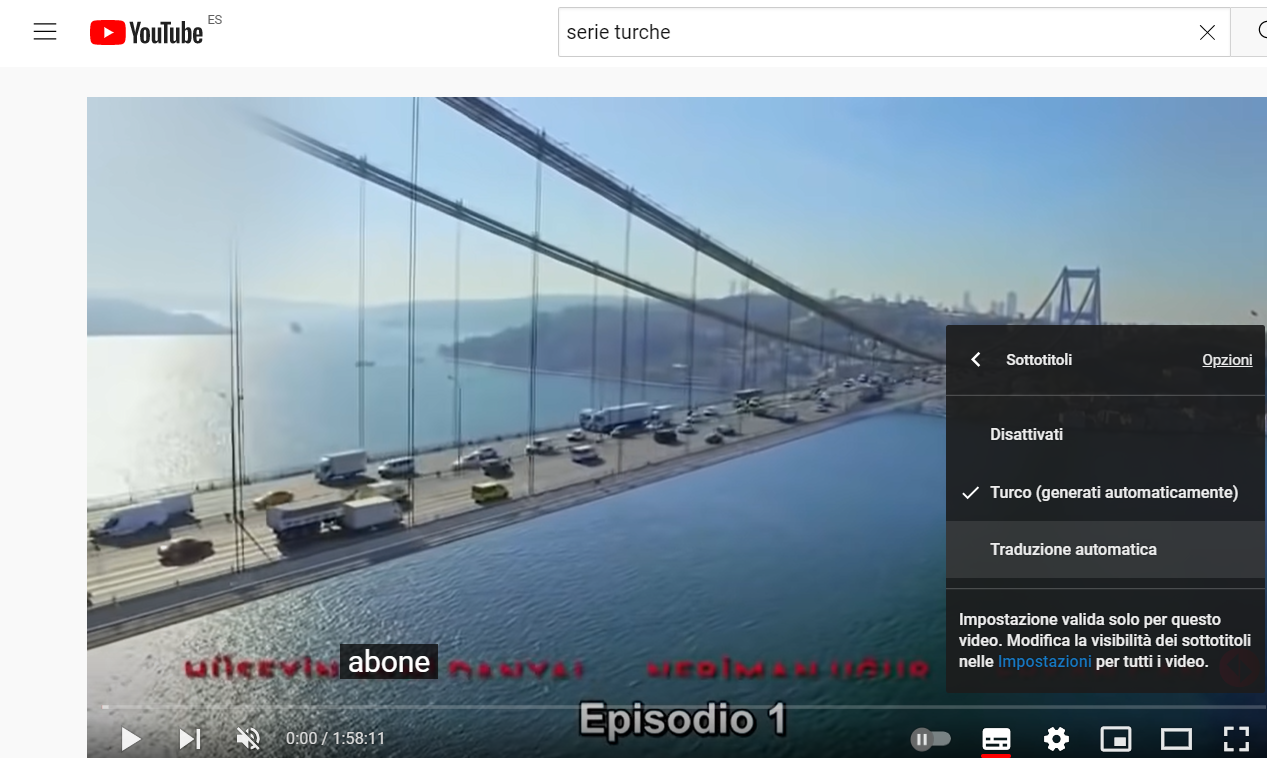 siti per vedere serie turche con sottotitoli in italiano