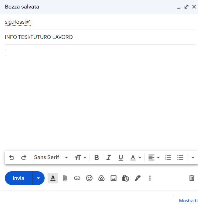 come scrivere email formale